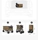 Camping camper van Beihuan outdoor camper van small pull cart