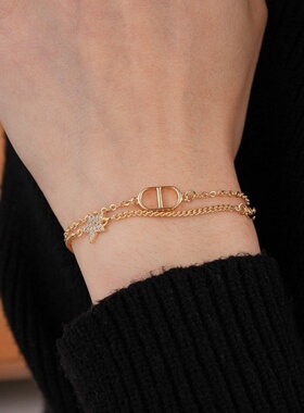 达令 星星抽拉式手链 闪耀经典手镯 轻奢优雅手饰 送闺蜜女友礼物