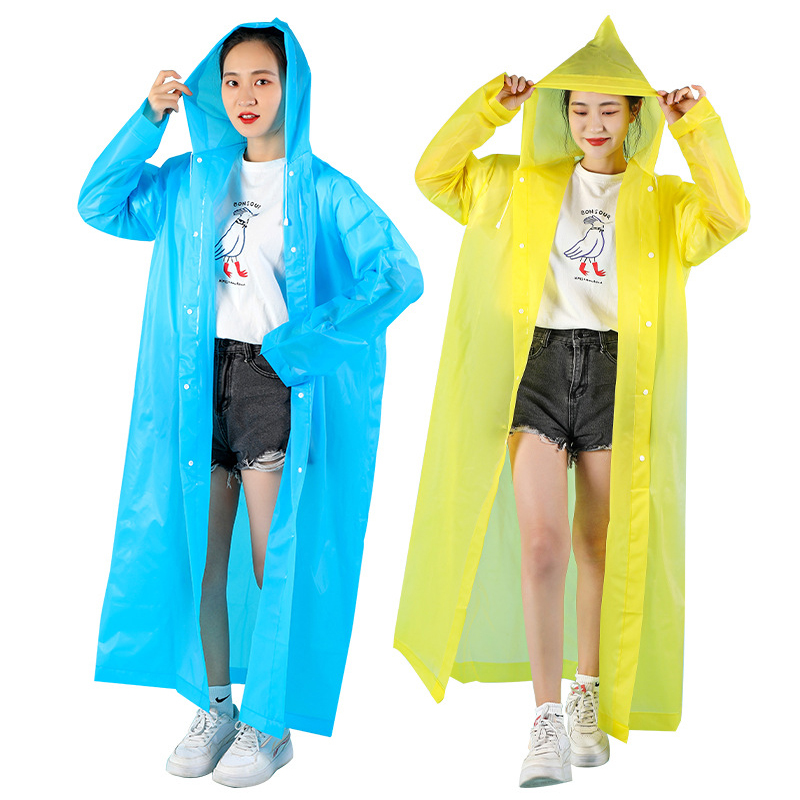 适用方特迪士尼环保雨衣雷鸣山漂流防水加厚便携成人儿童非一次性