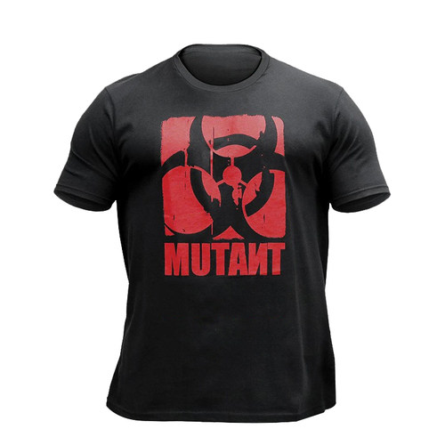 魔兽撸铁健身短袖T恤男士夏季潮牌棉运动休闲训练弹力圆领上衣服 - 图3