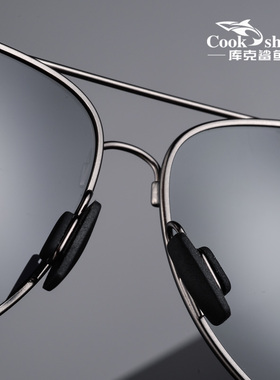 鲨鱼新款变色偏光开车男士墨镜