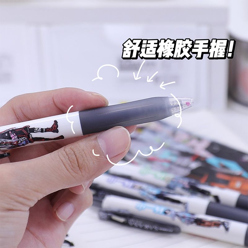 新款日本ZEBRA斑马硬核一中限量限定DIY贴纸考试中性笔将阳钱贝贝