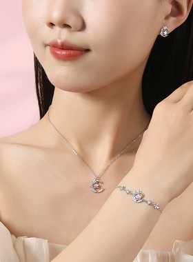 925纯银羽化成蝶项链小众高级感