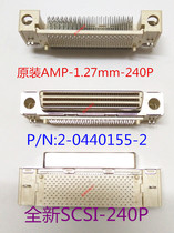 2-0440155-2 original assembly AMP 1 27mm 240P double groove bending foot SCSI 240P new connector