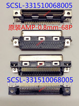 331510068005 original assembly AMP SCSI 0 68P 68P mother seat no-ear bending slot small 68 connector