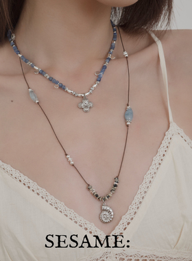 幸运四叶草天然石项链