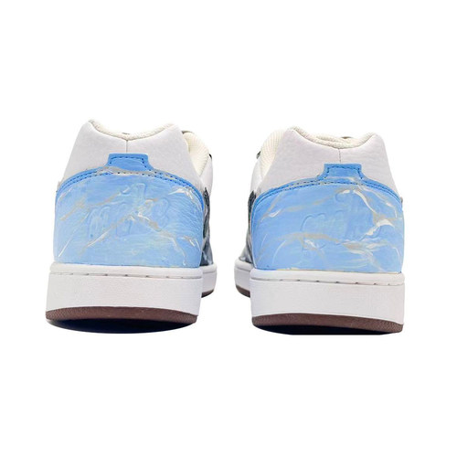 【定制球鞋】NIKE耐克 Ebernon 复古波纹油画风耐磨休闲板鞋 男款 - 图2