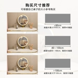 Современный круглый крутящийся умный заполняющий свет с подсветкой, настольное светодиодное зеркало, популярно в интернете