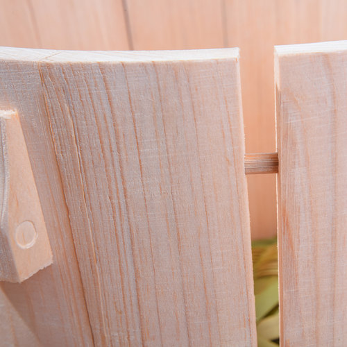 香椿树蒸饭木桶煮饭木桶饭木甑子蒸子家用大小号杉木竹底木底蒸笼 - 图1