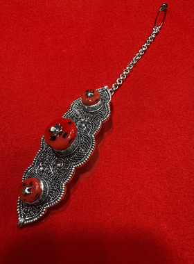 24年新款复古民族风胸针合金配饰品别针胸针胸花链条配饰邮政包邮