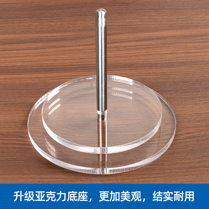 家用绕线毛线轴可转动旋转针织线团手作编织工具实木轴架底座 - 图0