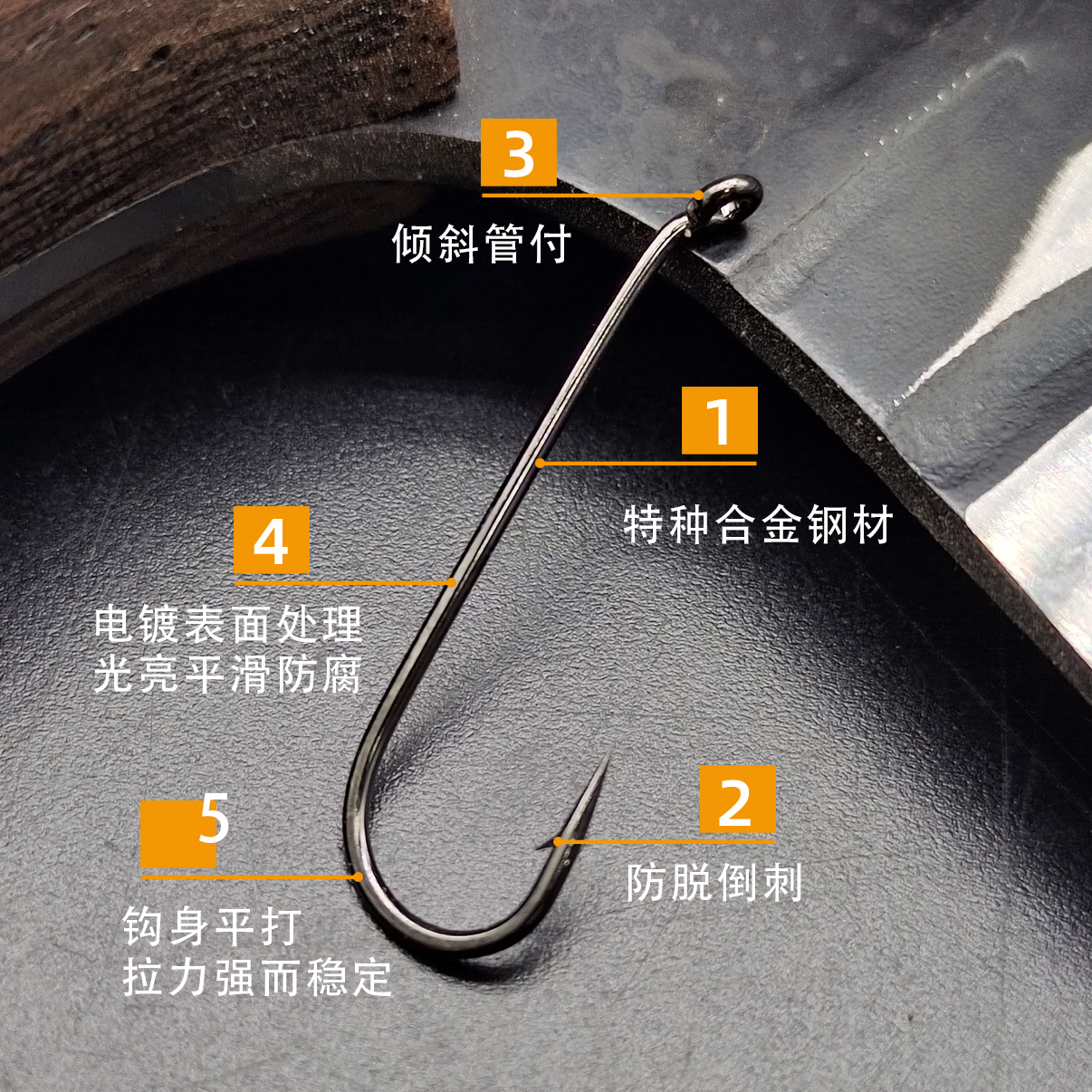 LF510标准干式飞蝇钩裸钩防锈耐磨飞钓微物路亚用有倒刺鱼钩_虎窝淘