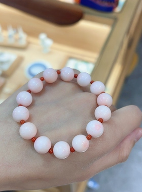 天然女王贝南红10mm原创手串