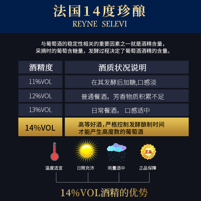 买1箱送1箱 赛乐维特选法国原装进口红酒14度干红葡萄酒2整箱12支 - 图1