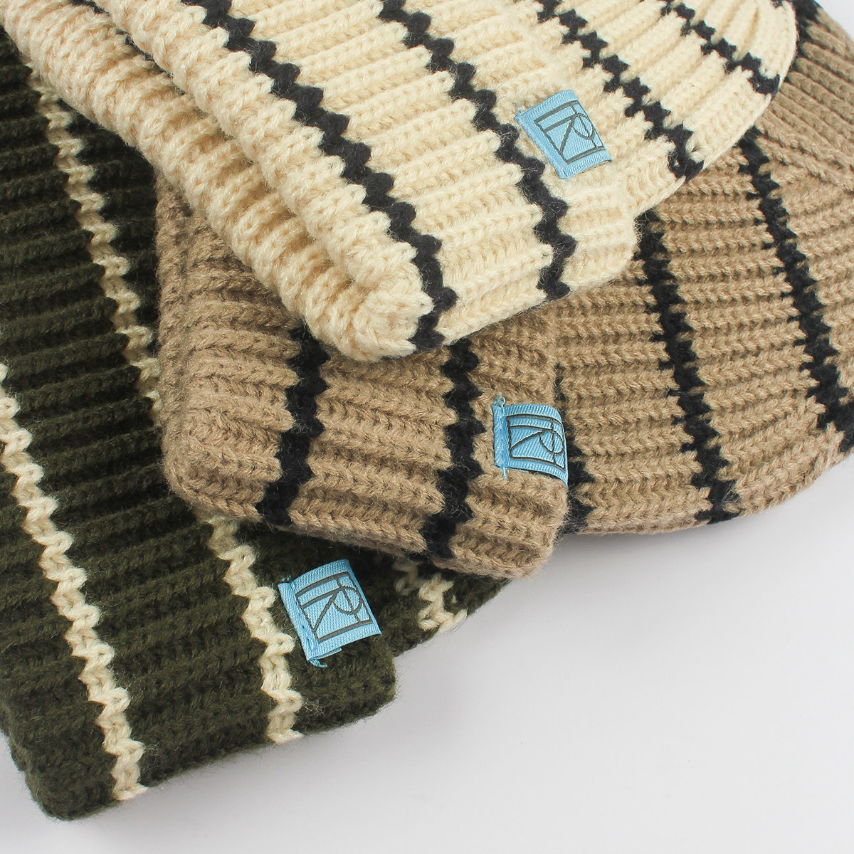 大耳象女童条纹毛线帽秋季新款儿童洋气时尚洋气帽子,淘宝优惠券,粉丝福利购,淘宝优惠卷