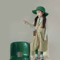 Large Ear Elephant Boy Dress Girl Collage Irregular Braces Dress 2023 Fall New Girl Personality Polo Skirt