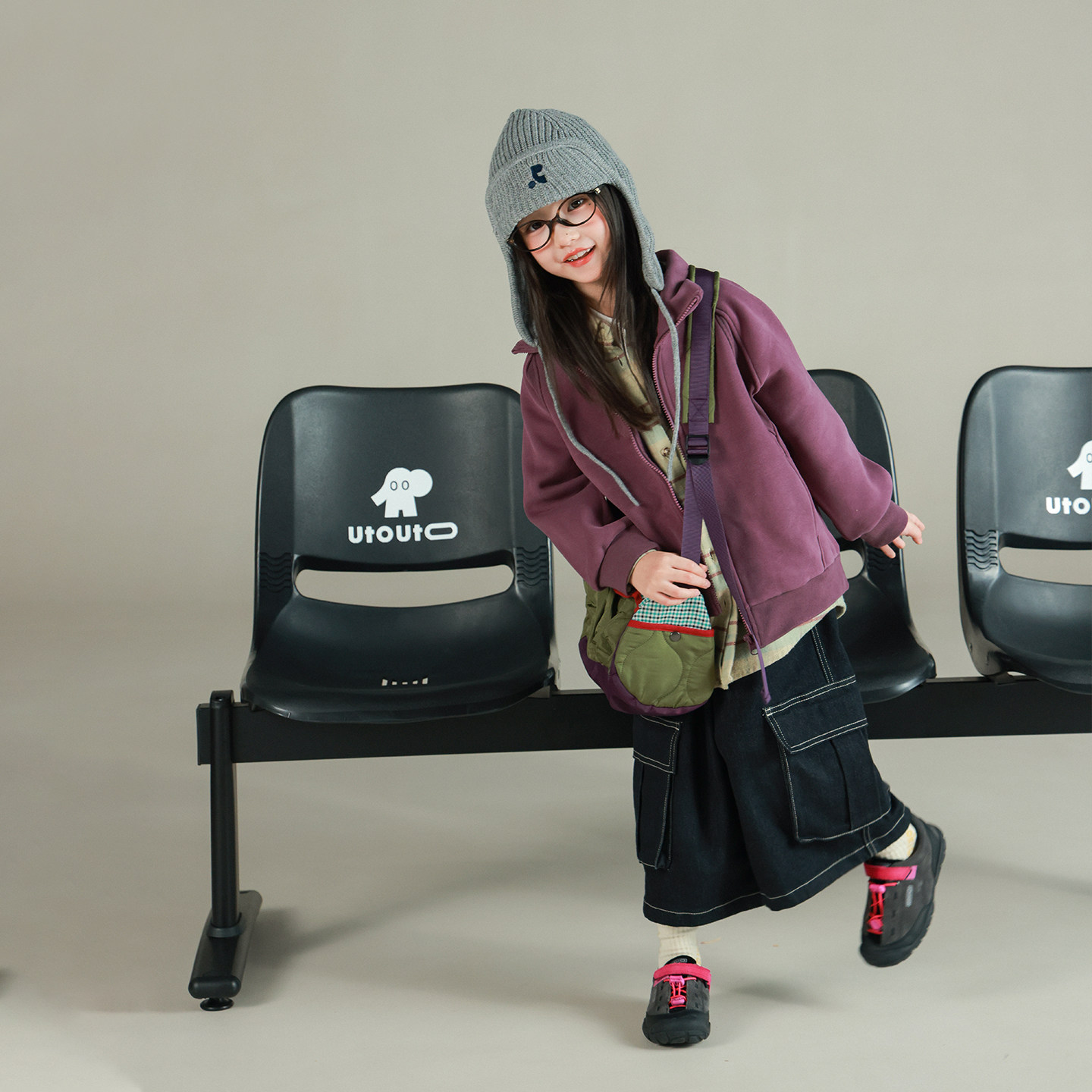 大耳象女童加绒拉链卫衣收口卫裤冬季新款宝儿运动保暖休闲套装,淘宝优惠券,粉丝福利购,淘宝优惠卷