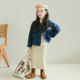 Big Ear Elephant Girls Pocket Denim Jacket ດູໃບໄມ້ລົ່ນໃຫມ່ຂອງເດັກນ້ອຍຄົນອັບເດດ: ຄົນອັບເດດ: ຊັ້ນສູງ