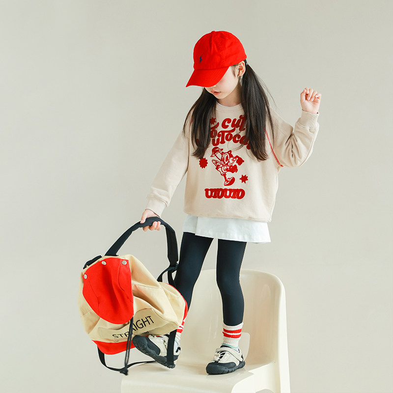 大耳象女童瑜伽长裤春季新款儿童女孩打底修身运动百搭弹力裤子,淘宝优惠券,粉丝福利购,淘宝优惠卷