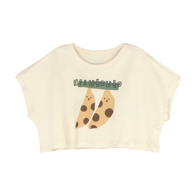 大耳象女童印花短款T恤夏季新款儿童透气宽松短袖上衣,淘宝优惠券,粉丝福利购,淘宝优惠卷