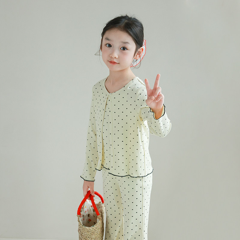 大耳象女童波点开衫+波点吊带+波点喇叭裤春季新款儿童长袖套装,淘宝优惠券,粉丝福利购,淘宝优惠卷