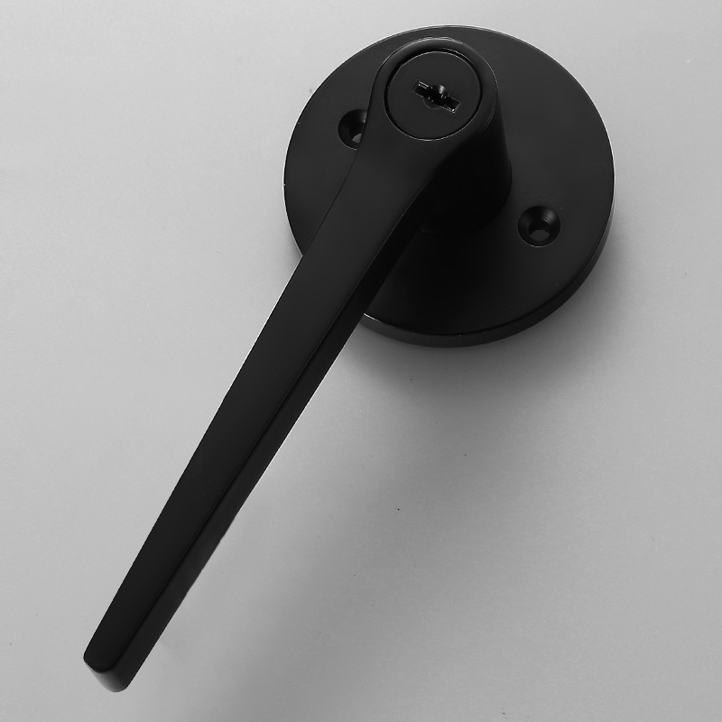 黑色球形门锁房间门锁圆形单舌执手锁静音卧室房门锁卫生间锁具 - 图3