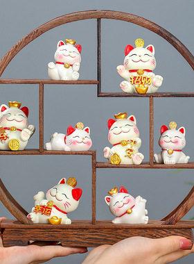吉猫堂鸡翅木中式博古架