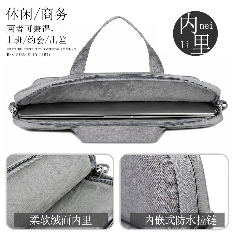 男士休闲帆布简约防水手提包文件包 卡弗派男士包袋