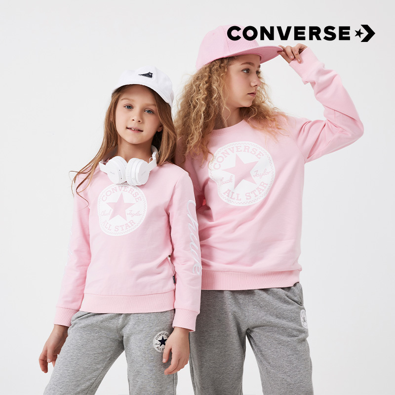 converse童装官方秋季新款男童卫衣 converse童鞋卫衣/绒衫