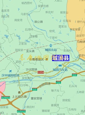 新版汉中市地图不清晰可退