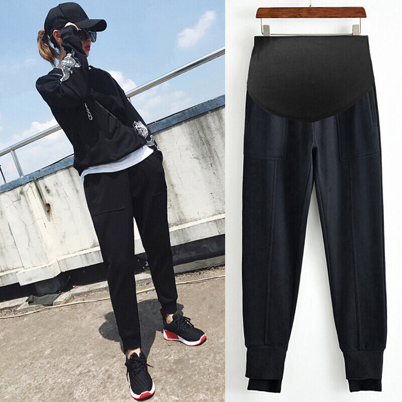 夏季时尚小脚打底外穿潮妈孕妇裤子 沐月母婴孕妇打底裤