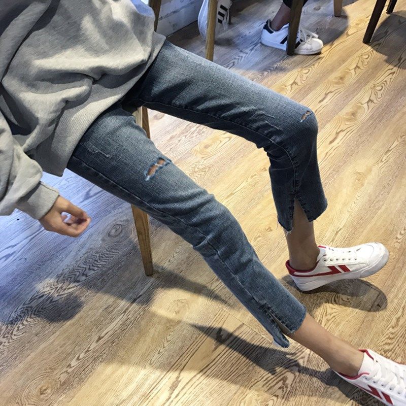 孕妇裤子小脚外穿潮妈秋季打底裤 沐月母婴孕妇打底裤