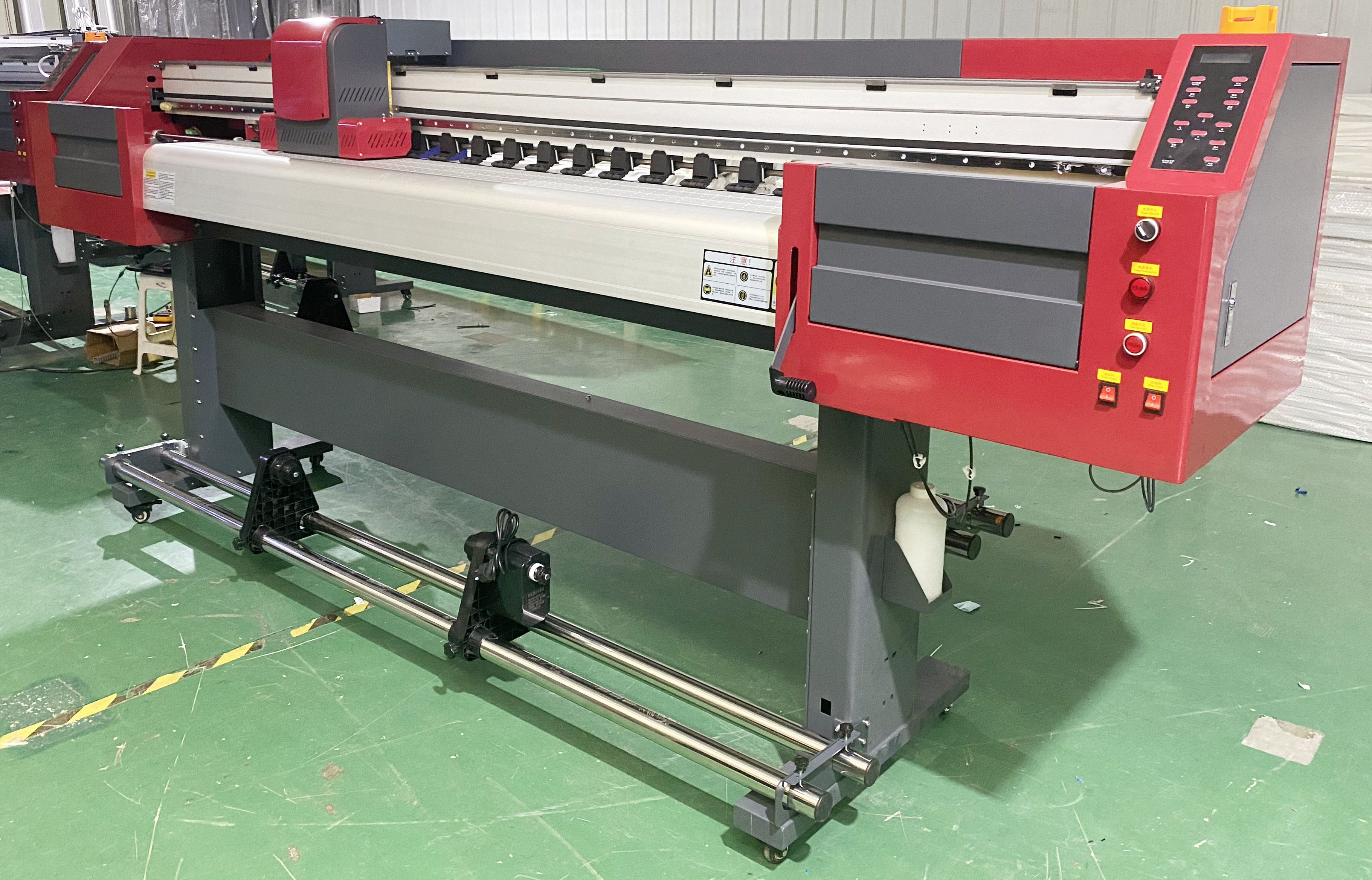 户外写真机五代打印头高速喷绘机 XP600四喷头 油性/弱溶剂压电机,淘宝优惠券,粉丝福利购,淘宝优惠卷