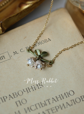 铃兰项链复古法式夏季小清新