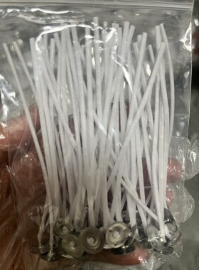 鸟语花香手作DIY香氛蜡烛专用蜡芯 杯蜡过蜡烛芯材料木芯棉线灯芯