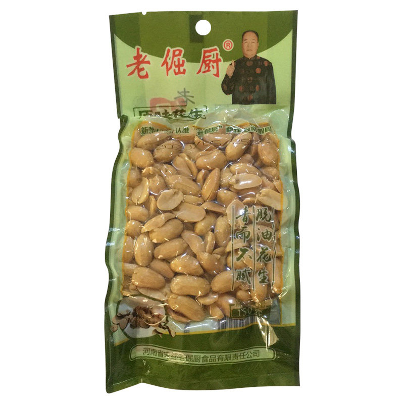 老倔厨150克*6袋装原味花生米 嘉特好食品花生