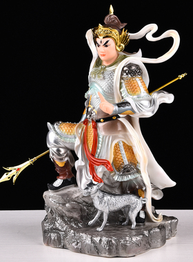 二郎神杨戬神像显圣真君真身雕像