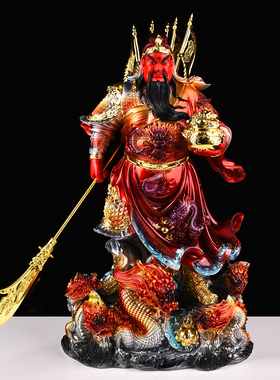 关公像新款树脂武财神关羽关二爷