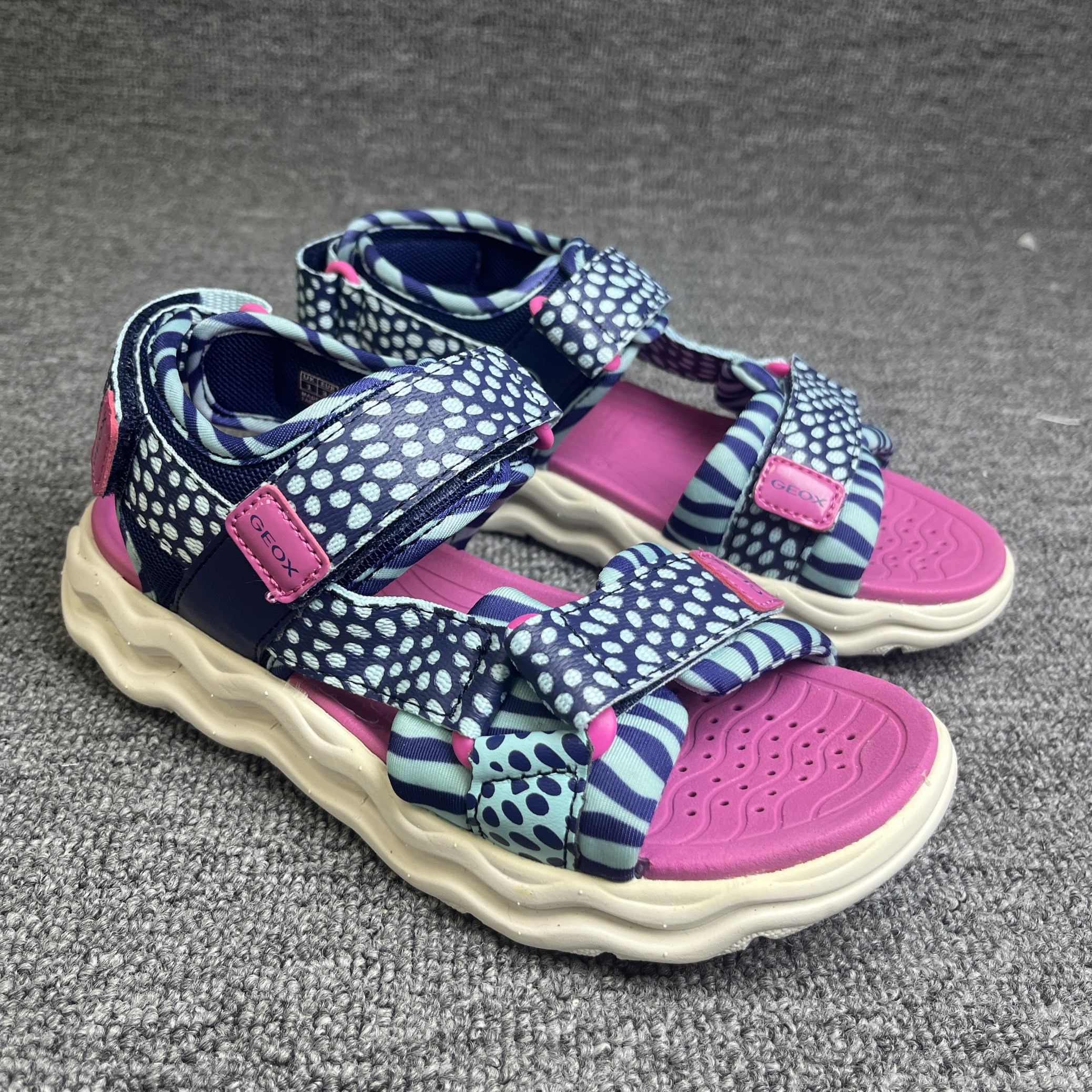 GEOX健乐士童露趾凉鞋防臭运动沙滩鞋会呼吸的鞋亲子鞋,淘宝优惠券,粉丝福利购,淘宝优惠卷