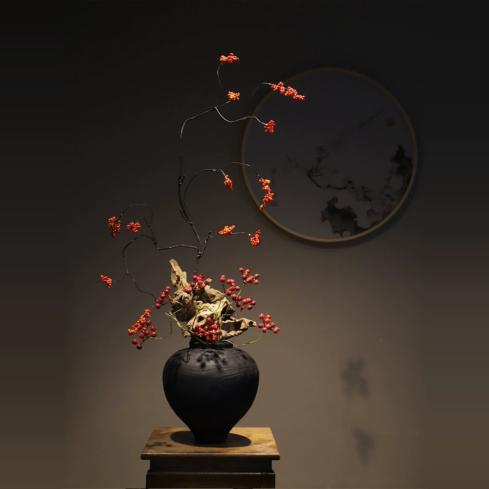 禅意新中式花瓶树脂室内摆件宋代美学民宿家居别墅侘寂高级装饰,淘宝优惠券,粉丝福利购,淘宝优惠卷