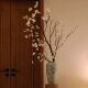 High-end simulated wood ginger antique floral and green plant ornaments