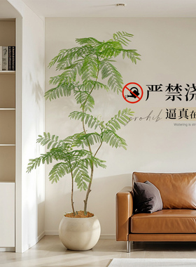仿真绿植蓝花楹落地摆件