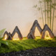 Simulated fiberglass stone atmosphere decorative lights landscaping garden accessories landscape rockery display floor-standing combination ornaments
