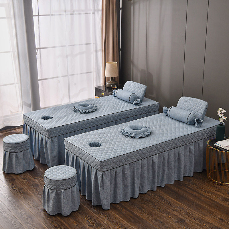 美容床罩单件美容院专用三件套夹棉加厚款按摩洗头床单床罩可定制,淘宝优惠券,粉丝福利购,淘宝优惠卷