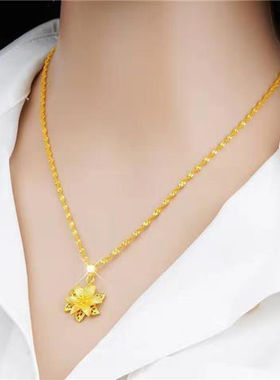 合金十字链女2023新款沙榴