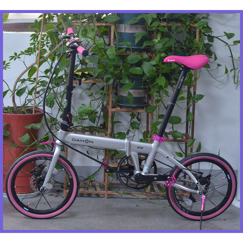 DIY折叠车改装紫色配件自行车脚踏 坐垫 把套 把立 轮组 曲柄牙盘,淘宝优惠券,粉丝福利购,淘宝优惠卷