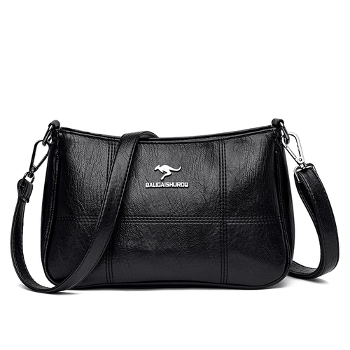 Кенгуру, сумка на одно плечо, кожаная сумка через плечо, для среднего возраста, воловья кожа