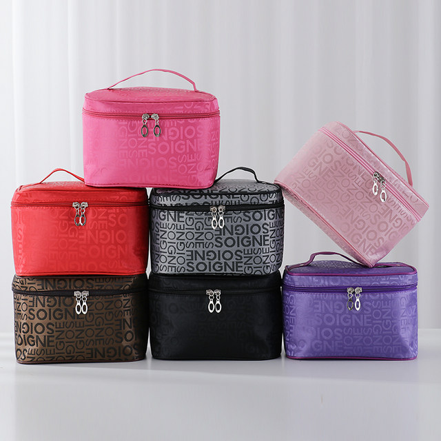 Internet celebrity makeup bag large capacity super hot portable portable cute women travel simple toiletries storage bag waterproof