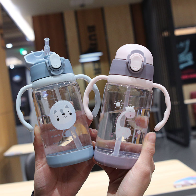 儿童水杯喝水杯宝宝学饮杯吸管杯婴儿夏季防呛外出带手柄杯子水壶,淘宝优惠券,粉丝福利购,淘宝优惠卷