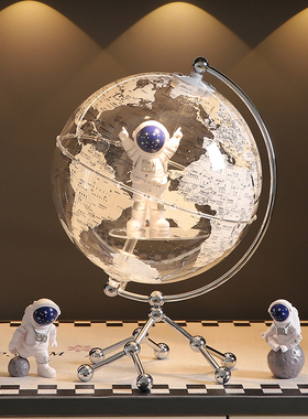 地球仪摆件轻奢高档高级感小众风